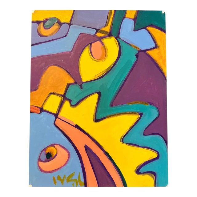 Contemporary Original Wayne Cunningham Abstract Painting For Sale