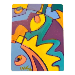 Contemporary Original Wayne Cunningham Abstract Painting