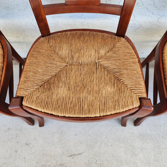 French Country Dining Chairs by Hickory Chair Co Set of 4 For Sale - Image 13 of 17