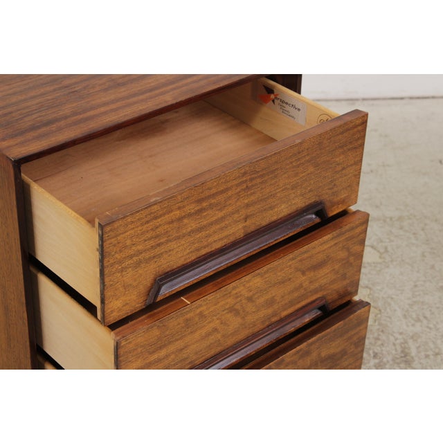 Pair of Drexel Perspective Walnut Nightstands For Sale In Philadelphia - Image 6 of 16