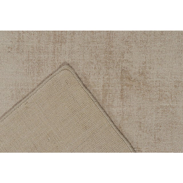 2010s Rug & Kilim’s Modern Rug in Solid Beige - 11x19 For Sale - Image 5 of 5