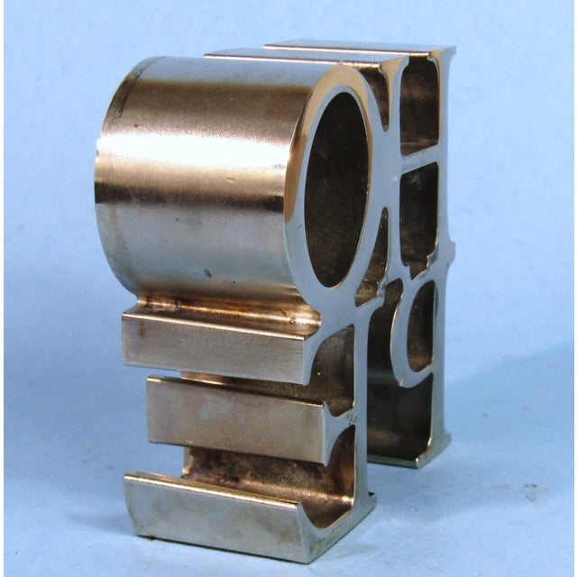 Robert Indiana Style Hope Paperweight Chrome Pop Art Sculptural Figurine Late 20th Century For Sale - Image 6 of 9