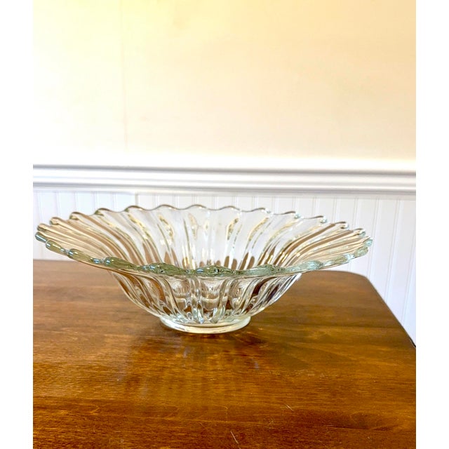 Mid 20th Century Heisey Crystolite Flared Serving Bowl For Sale - Image 10 of 12
