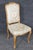 Wood Set 6 Light Beechwood Louis XV Style Carved Dining Side Chairs For Sale - Image 7 of 13
