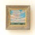 This oil on linen painting captures a serene landscape, showcasing a vast expanse of sky filled with soft, billowing...