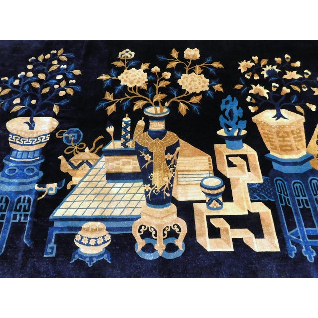 Vintage Chinese Rug. 5'x 8' For Sale - Image 9 of 12