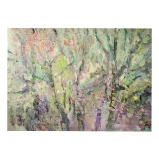 Barbara Schauß, Blooming, Oil on Canvas For Sale