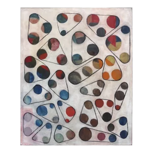 A597 - Large Contemporary Colorful Abstract Painting Original Artwork by Marco Schmidli