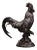 Early 20th Century French Polished Iron Rooster Figure For Sale