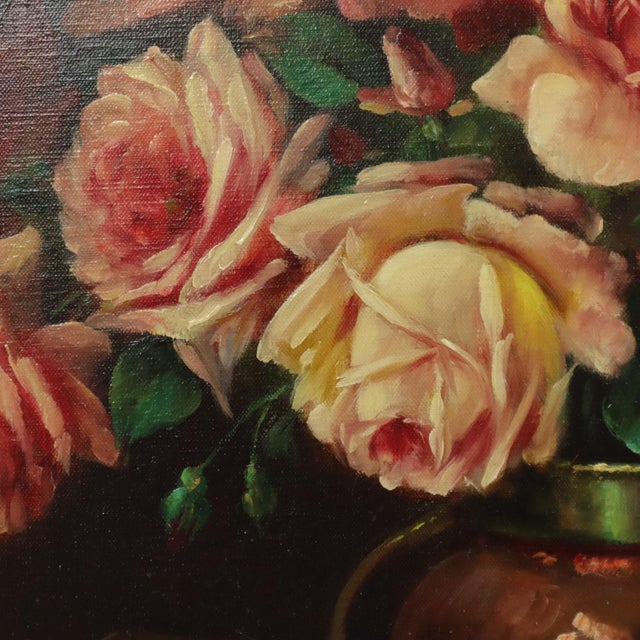 M. Goossens, Still Life Composition, 1950s, Oil Painting on Canvas For Sale - Image 16 of 18