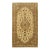 1940s Traditional Mid-20th Century Ivory Medallion Tabriz Silk Highlights Rug For Sale