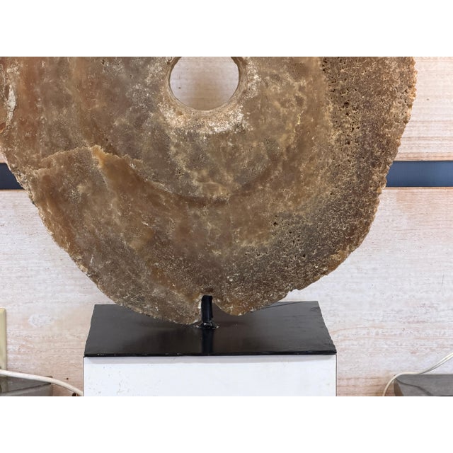 Large Yap Island Pre-O'Keefe Type (19th Century or Earlier) Rai Stone Money For Sale - Image 6 of 18