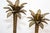 Vintage Brass Moroccan Palm Tree Candlestick Holders Set of 2 For Sale In Palm Springs - Image 6 of 12