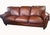 Natuzzi Maturità Model 1855 Italian Cognac Leather Sofa – Made in Italy For Sale In Saint Louis - Image 6 of 11