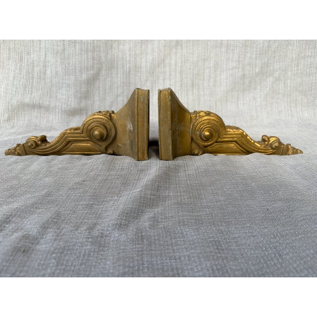 Vintage Gold Resin Candleholder Sconces a Pair For Sale In New York - Image 6 of 17