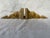 Vintage Gold Resin Candleholder Sconces a Pair For Sale In New York - Image 6 of 17