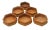 Artisan Created 6-Sided Terracotta Bowls - Set of 6 For Sale