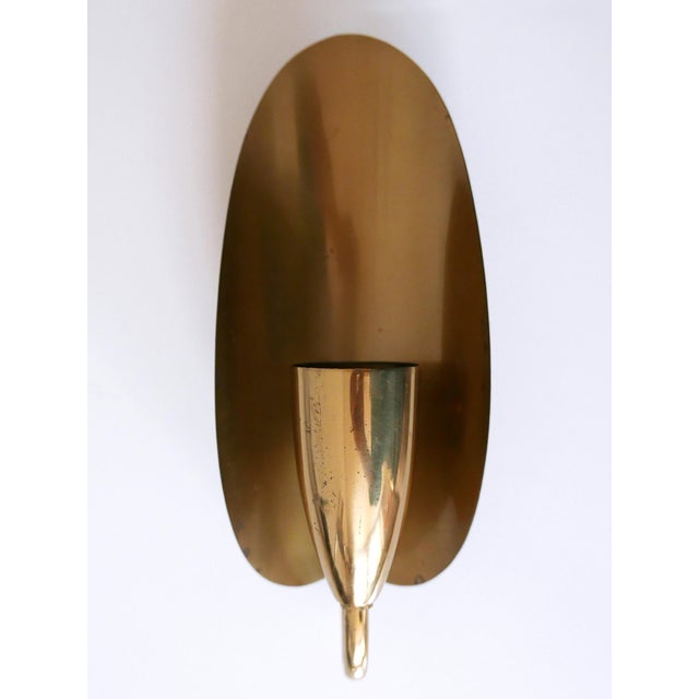 Mid-Century Modern Brass Sconces, Germany, 1950s, Set of 2 For Sale - Image 18 of 18