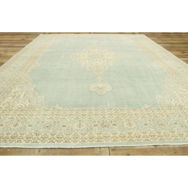 Textile Mid 20th Century Vintage Turkish Sivas Rug - 09'00 x 12'08 For Sale - Image 7 of 10