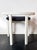 1990s Vintage Modernist White Lacquered Wood Armchair with Dark Blue Upholstery, 1980s For Sale - Image 5 of 16
