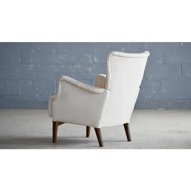 Danish 1950s Low Back Lounge Chair by Fritz Hansen For Sale - Image 10 of 11