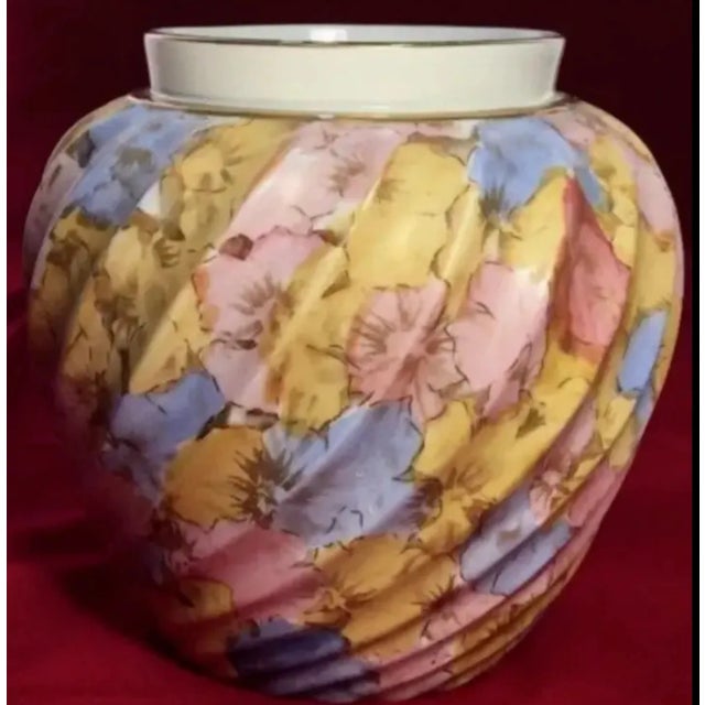 Antique Floral Porcelain Vase Ejd Bodley For Sale - Image 13 of 17
