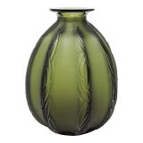 Mid Century Sabino Glass Vase For Sale