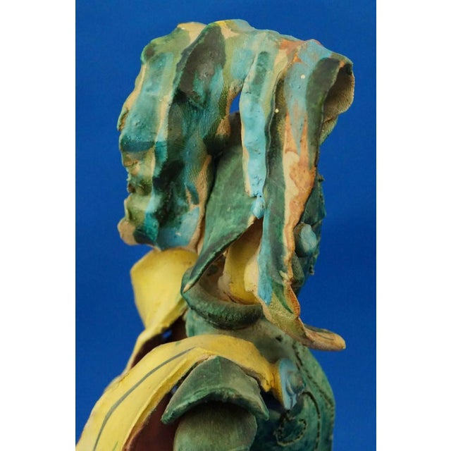 20th Century Ceramic Sculpture of a Medieval Knight by Dino Caruso, Italy For Sale - Image 13 of 18