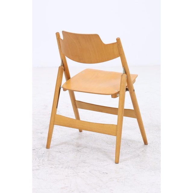 SE 18 Folding Chairs by Egon Eiermann for Wilde + Spieth, Set of 4 For Sale - Image 9 of 17