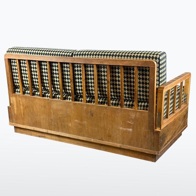Wood Art Deco Folding Sofa from Fischel, 1930s For Sale - Image 7 of 13