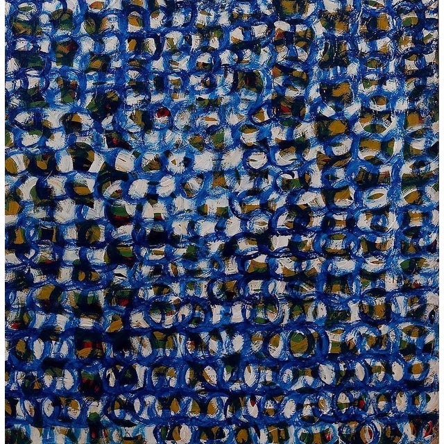 Contemporary Optical Composition - Original Painting by Carlo Montesi - 1970s For Sale - Image 3 of 4