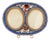 Antique Italian Millefiori Micromosaic Double Picture Frame, 19th Century For Sale