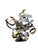 Brass Signed Silas Seandel Abstract Mixed-Metal Ribbon Sculpture For Sale - Image 8 of 15