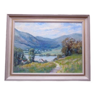 John Stephens, Lake Coniston, 1970s, Oil Painting on Board, Framed For Sale