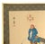 Late 20th Century Vintage Framed Chinese Horseman and Falcon Painting on Silk Matting Wall Art For Sale - Image 5 of 7