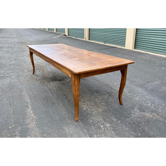 106” Weathered Plank French Dining Table Chairish