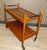 Mid-Century Serving Trolley Bar Trolley Walnut/Black, 1960s For Sale - Image 4 of 11