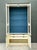 Cornflower Blue Vintage Baker French Provincial Wire Front Armoire For Sale - Image 8 of 12
