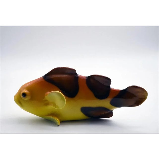 Mid-Century Modern Large Italian Fish in Glazed Ceramic, 1960s For Sale - Image 3 of 12