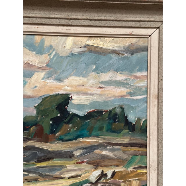Georg Andersson, Mountains Landscape, 1950s, Oil Painting on Canvas, Framed For Sale - Image 12 of 17