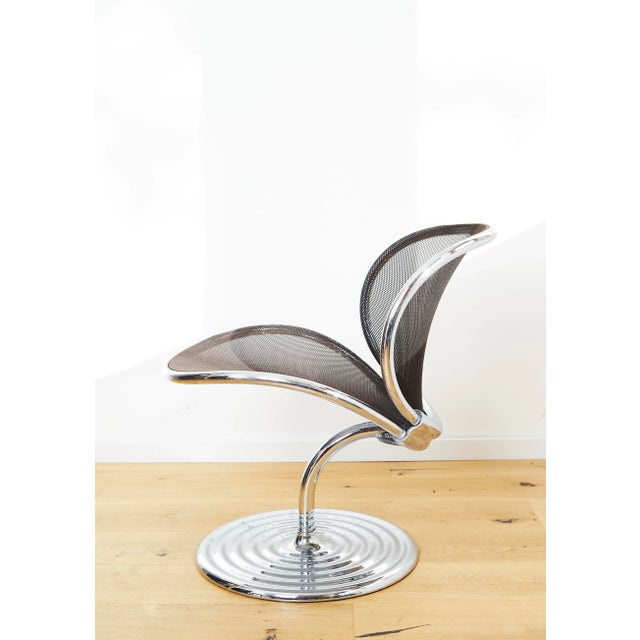 Original design by German designer, architect, and university professor Herbert Ohl. The chrome is spotty in places....