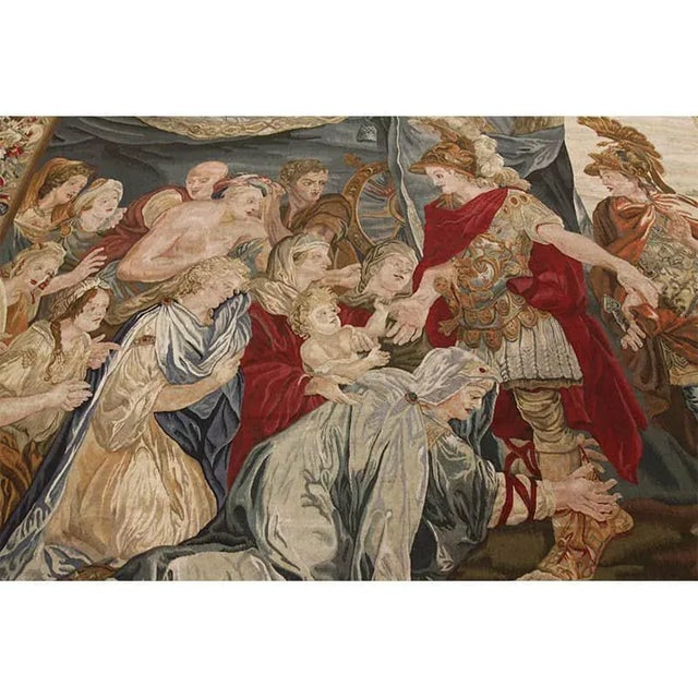 17th Century Recreation Marcus De Vos Alexander in Darius Tent Tapestry For Sale - Image 4 of 12