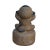 Figurative Black Gray Brown Two Colors Stone Monkey Ape See No Evil Figure For Sale - Image 3 of 6