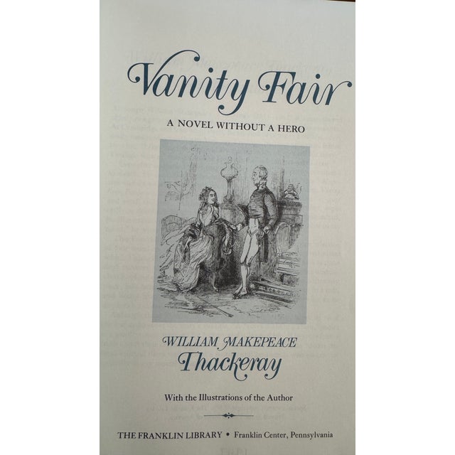 English 1980s Vanity Fair: A Novel Without a Hero; Franklin Library For Sale - Image 3 of 10