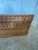 Rustic Vintage Large Wicker Storage Trunk For Sale - Image 3 of 10