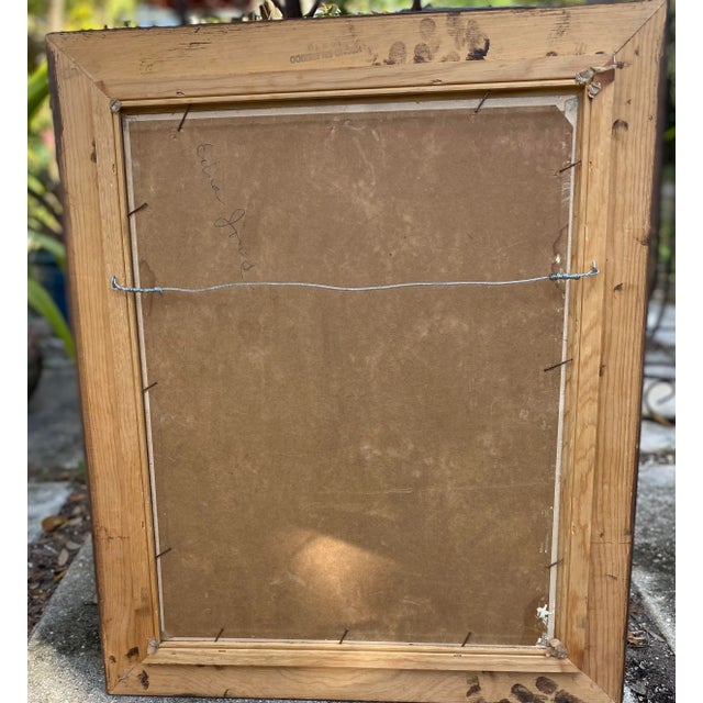 Paint Mid 20th Century California Landscape Oil Painting by Edna Jones, Framed For Sale - Image 7 of 8