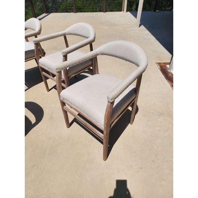 2000 - 2009 Set of Four Burnett Armchairs For Sale - Image 5 of 13
