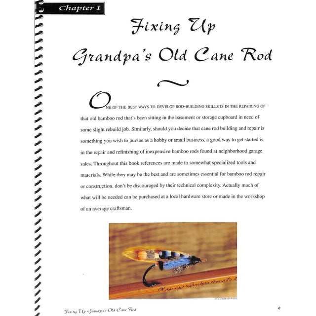 "Constructing Cane Rods: Secrets of the Bamboo Fly Rod" 1998 Gould, Ray For Sale In New York - Image 6 of 10