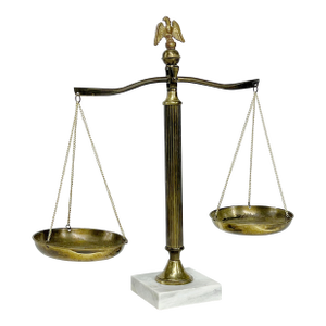 Mid Century Scale of Justice