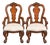 Matching Pair of Original American Drew Grand Revival-Russet Splat-Back Arm Chairs, Model 132-637. For Sale